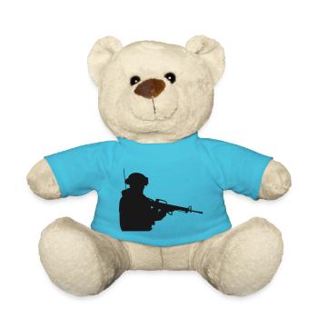 Soldier - Teddy Bear - atoll blue - Front