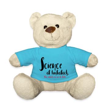 Science ist fantastisch - Teddy - Atollblau - Vorne