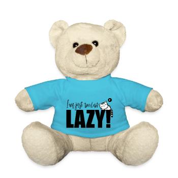 Je suis juste fatigué, pas paresseux! - Nounours - bleu outremer - Devant
