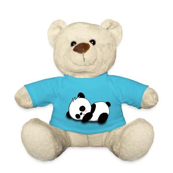panda - Teddy Bear - atoll blue - Front