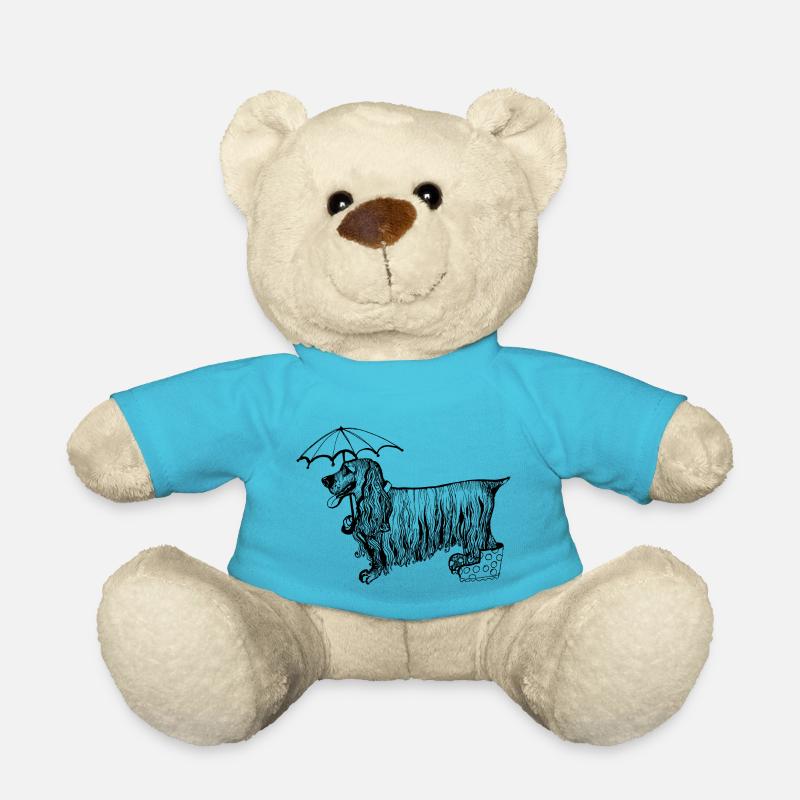 Cocker spaniel - Teddy Bear - atoll blue