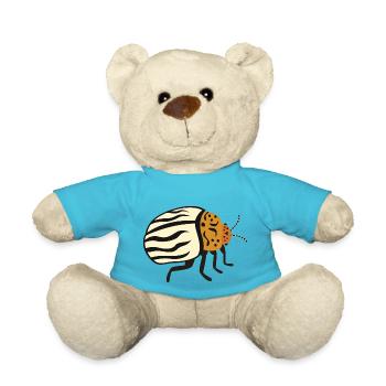Potato beetle - Teddy Bear - atoll blue - Front