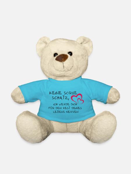 Schatz nerven - Teddy - Atollblau