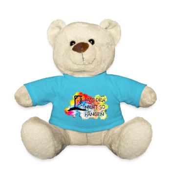 Lass Dich nicht so hängen.... - Teddy - Atollblau - Vorne