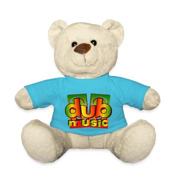 musique dub reggae - Nounours - bleu outremer - Devant