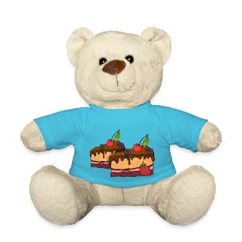 Cake - Teddy Bear - atoll blue - Front