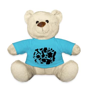 In Vielfalt vereint - Teddy - Atollblau - Vorne