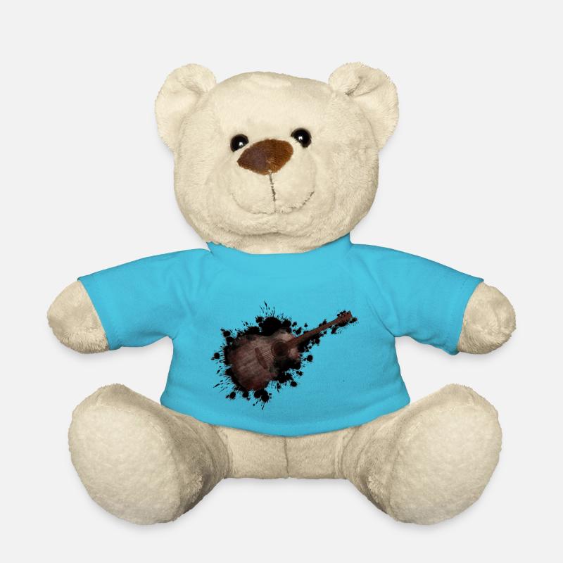 Guitare - Nounours - bleu outremer