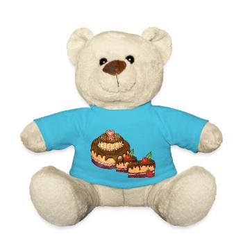 Cake - Teddy Bear - atoll blue - Front