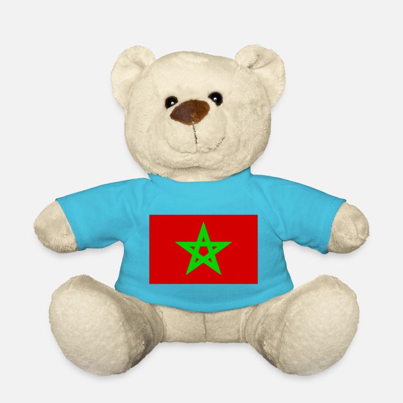 Morocco - Teddy Bear - atoll blue