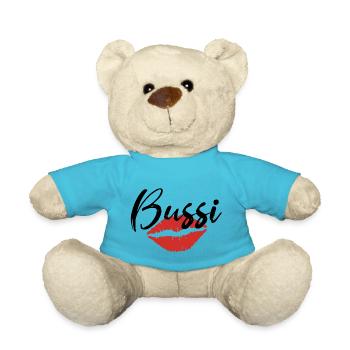 Bussi Kussmund Kuss - Teddy - Atollblau - Vorne