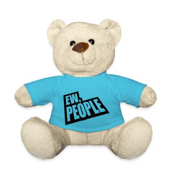 ew people citation drôle - Nounours - bleu outremer - Devant