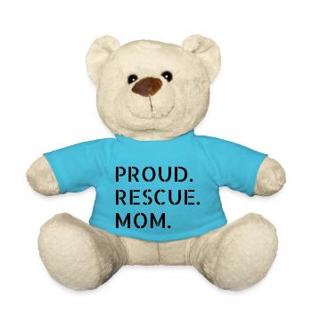 abus droits des animaux amoureux des animaux cadeau humour amour - Nounours - bleu outremer - Devant