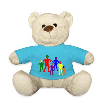 Rainbow persons - Teddy - Atollblau - Vorne