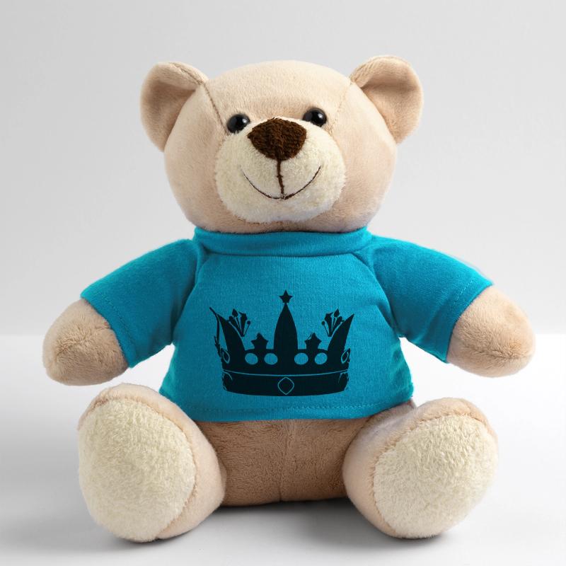 Crown Symbol King and Queen Love Vector 4 Teddy Bear