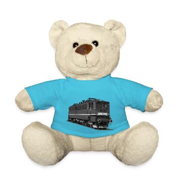 Lokomotive Elektro E211 Reichsbahn DDR Hennigsdorf - Teddy - Atollblau - Vorne
