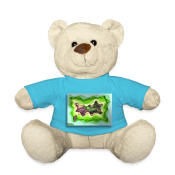 Pays des merveilles - Nounours - bleu outremer - Devant