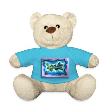 Pays des merveilles - Nounours - bleu outremer - Devant