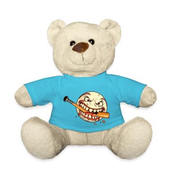 Baseball Baseball Player Baseball Team Baseballer - Teddy Bear - atoll blue - Front