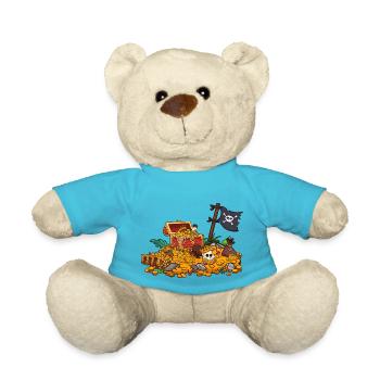 Cartoon-Schatz - Teddy - Atollblau - Vorne