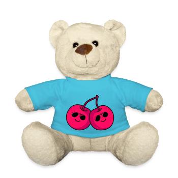 Cerises fraîches - Nounours - bleu outremer - Devant