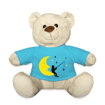 kind angelt sterne - Teddy - Atollblau - Vorne