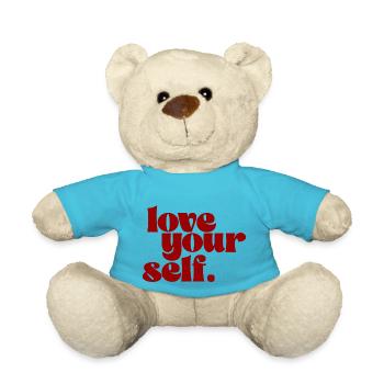 Love your self - Nounours - bleu outremer - Devant