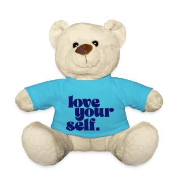 Love your self - Nounours - bleu outremer - Devant