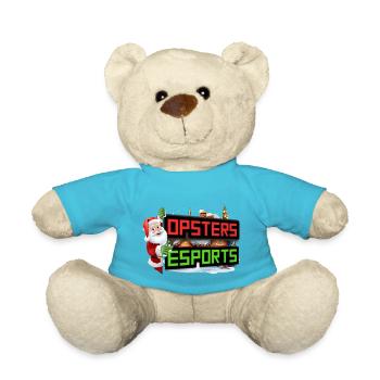 Opsters eSports Christmas Logo - Teddy Bear - atoll blue - Front