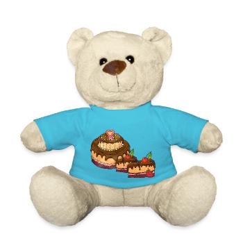 Cake - Teddy Bear - atoll blue - Front