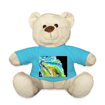 crocodile to heaven - Teddy - Atollblau - Vorne