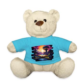 Light of Imagination - Teddy Bear - atoll blue - Front