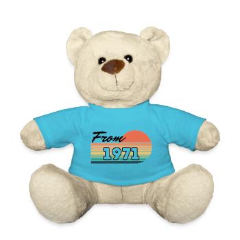 From 1971 - Teddy Bear - atoll blue - Front
