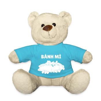 Vietnam Viet Banh Mi Brot Vietnamese I Geschenk - Teddy - Atollblau - Vorne