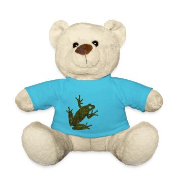 Frosch - Teddy - Atollblau - Vorne