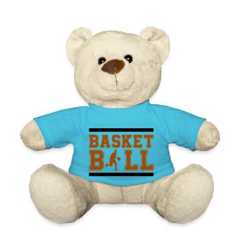 basketball - Teddy Bear - atoll blue - Front