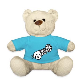 Die Kanone - Teddy - Atollblau - Vorne
