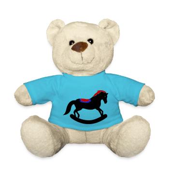 rocking horse - Teddy - Atollblau - Vorne