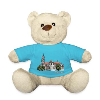 Benedictine Abbey // Ottobeuren // Illustration - Teddy Bear - atoll blue - Front