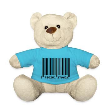 Code Barre Style - Nounours - bleu outremer - Devant