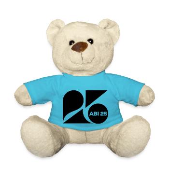 Abi 25 - Abitur 2025 - Spruch - Teddy - Atollblau - Vorne