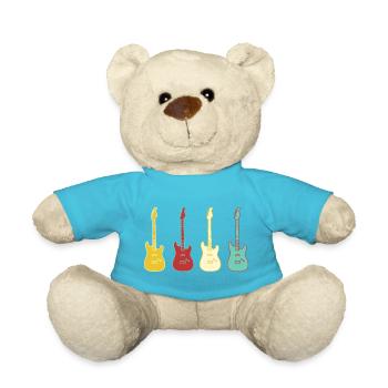 Popgitarren - Teddy - Atollblau - Vorne