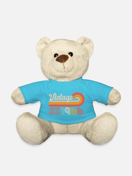 1966 anniversaire Né 1966 60 ans 60e anniversaire - Nounours - bleu outremer