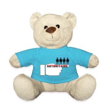 Autoritäre Faust - Teddy - Atollblau - Vorne