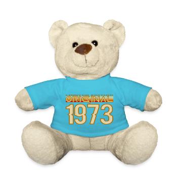 Jahr 1973 Vintage Original - Teddy - Atollblau - Vorne