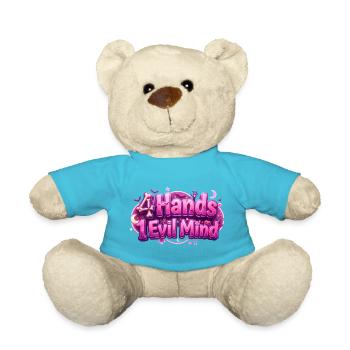 4 mains 1 esprit maléfique - Nounours - bleu outremer - Devant