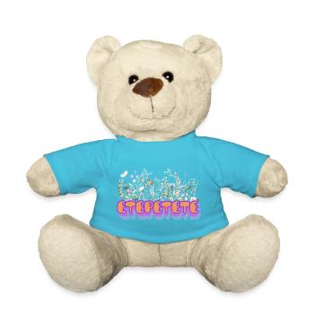 Etepetete Floral Design - Teddy Bear - atoll blue - Front