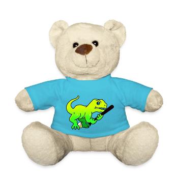 sports-dinos baseball (DDP) - Teddy - Atollblau - Vorne