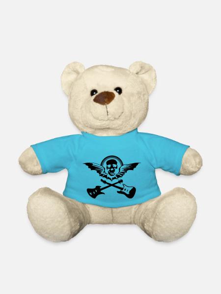 flugschaedel_weiss_09_2011_a_2c - Teddy Bear - atoll blue