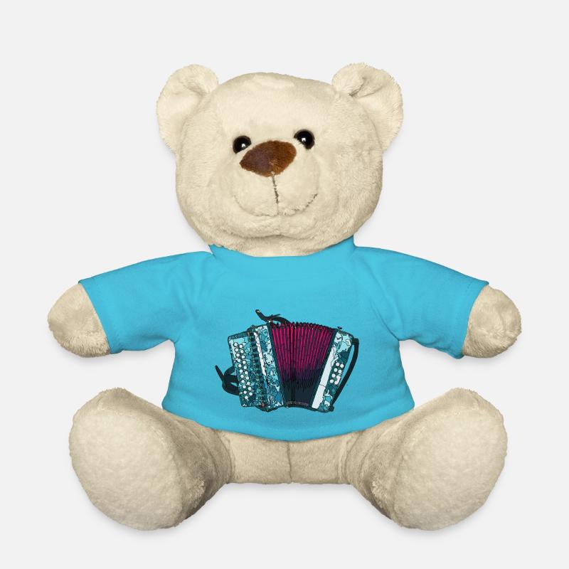 accordéon bleu - Nounours - bleu outremer